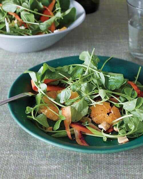 Shaved Carrots, Watercress, and Cashews