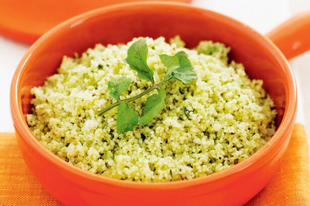 Carrot Couscous with Fresh Chives